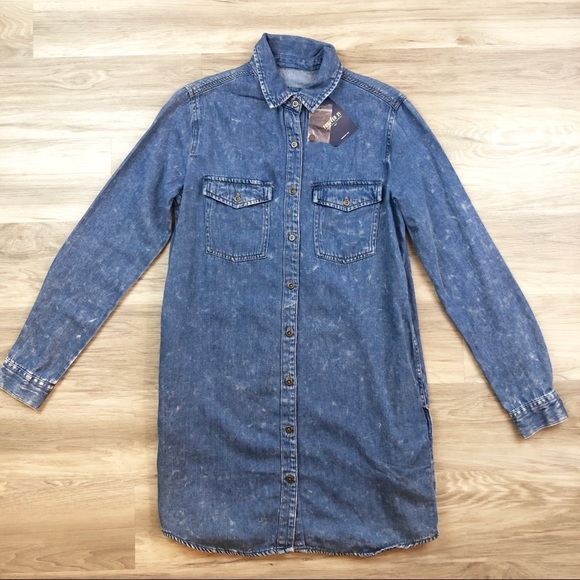 Forever 21 Dresses & Skirts - Denim Shirt Dress Forever 21